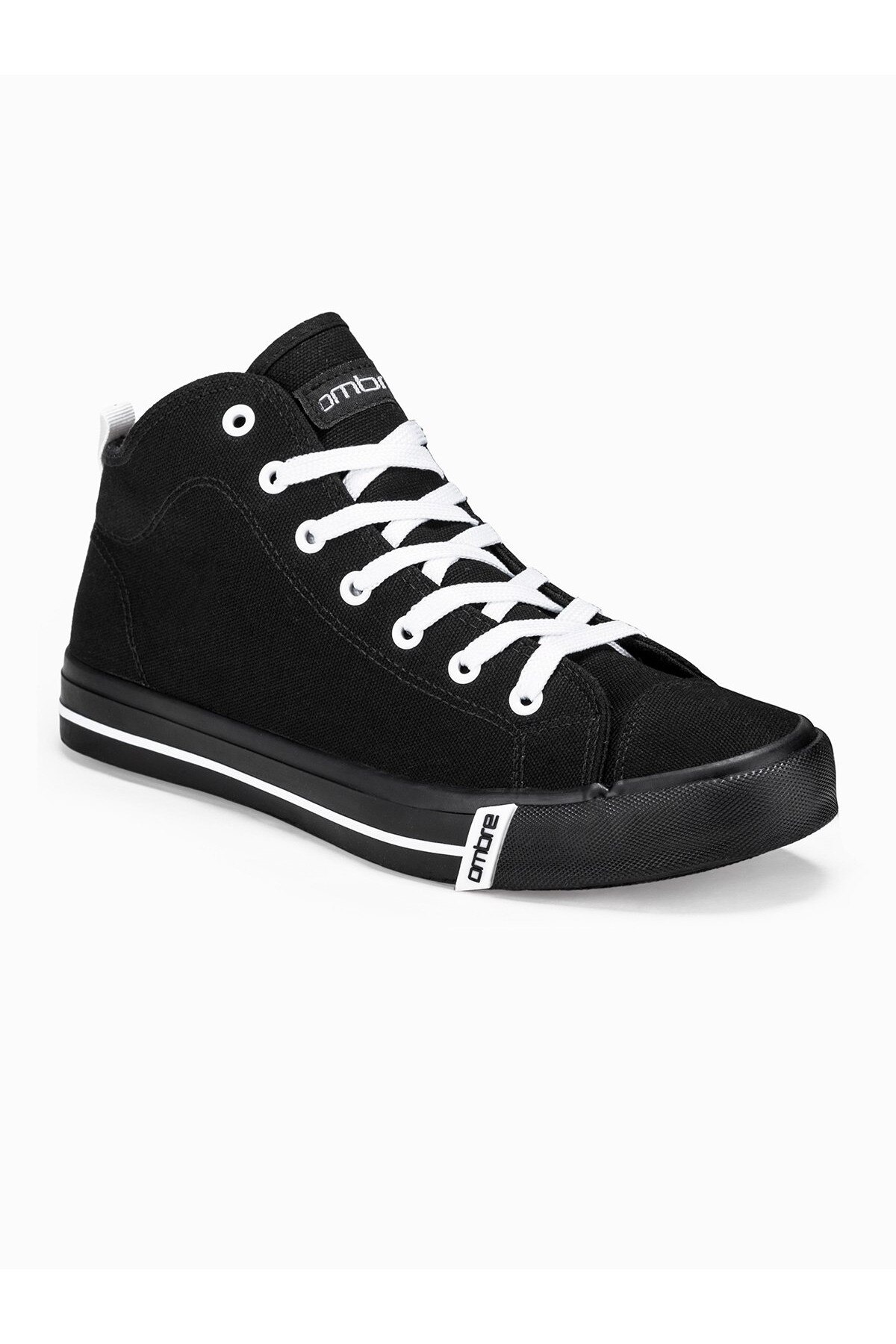 Tenisi inalti barbati T304 - negru, Negru, 45