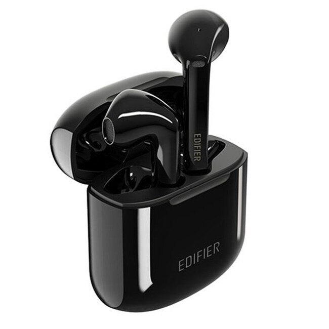 Casti fara fir In Ear Edifier, Bluetooth v5.0, IPx5, Negru