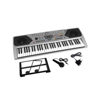 Orga electronica elSales ELS-001 DOW cu 61 de clape , 100 de ritmuri , 100 de tonuri , 10 melodii demo , argintiu Orga electronica elSales ELS-001 DOW cu 61 de clape , 100 de ritmuri , 100 de tonuri , 10 melodii demo , argintiu