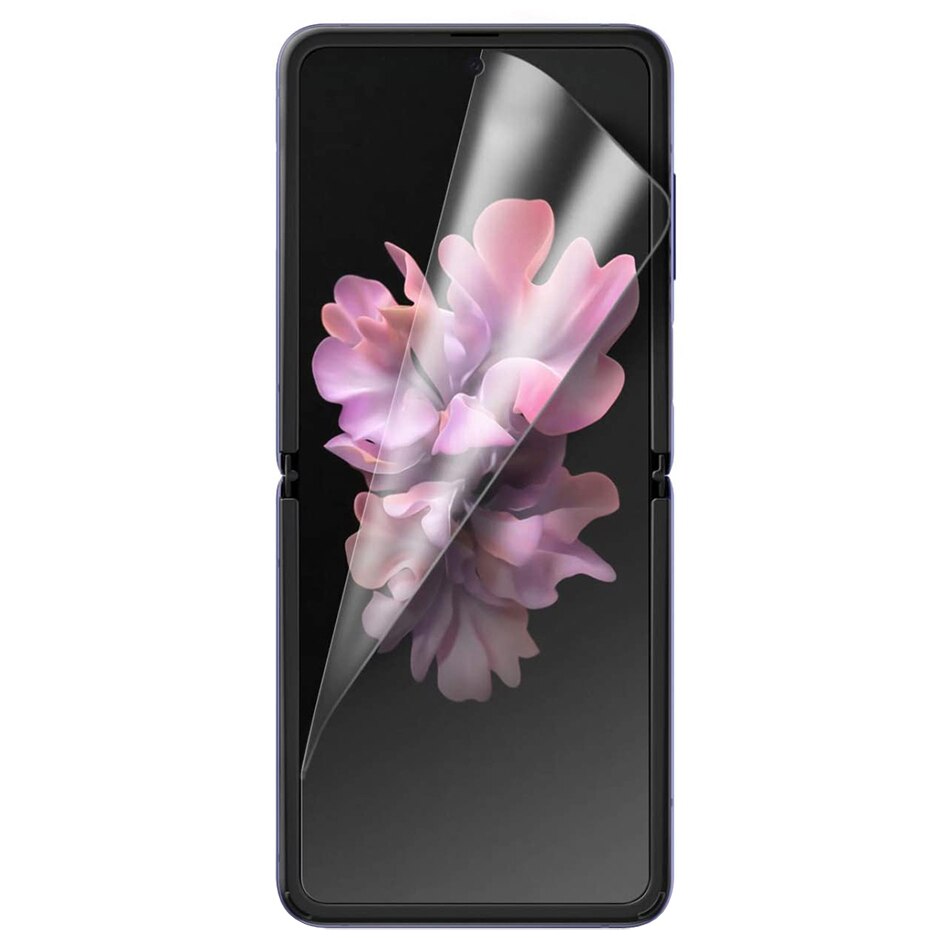 Set 2 folii flexibile pentru Samsung Galazy Z Flip, fullscreen, Transparent, MBD-BBL3180