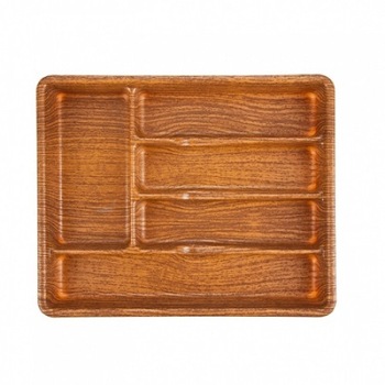 Suport tacamuri 5 compartimente maro 29 x 36 cm Suport tacamuri 5 compartimente maro 29 x 36 cm