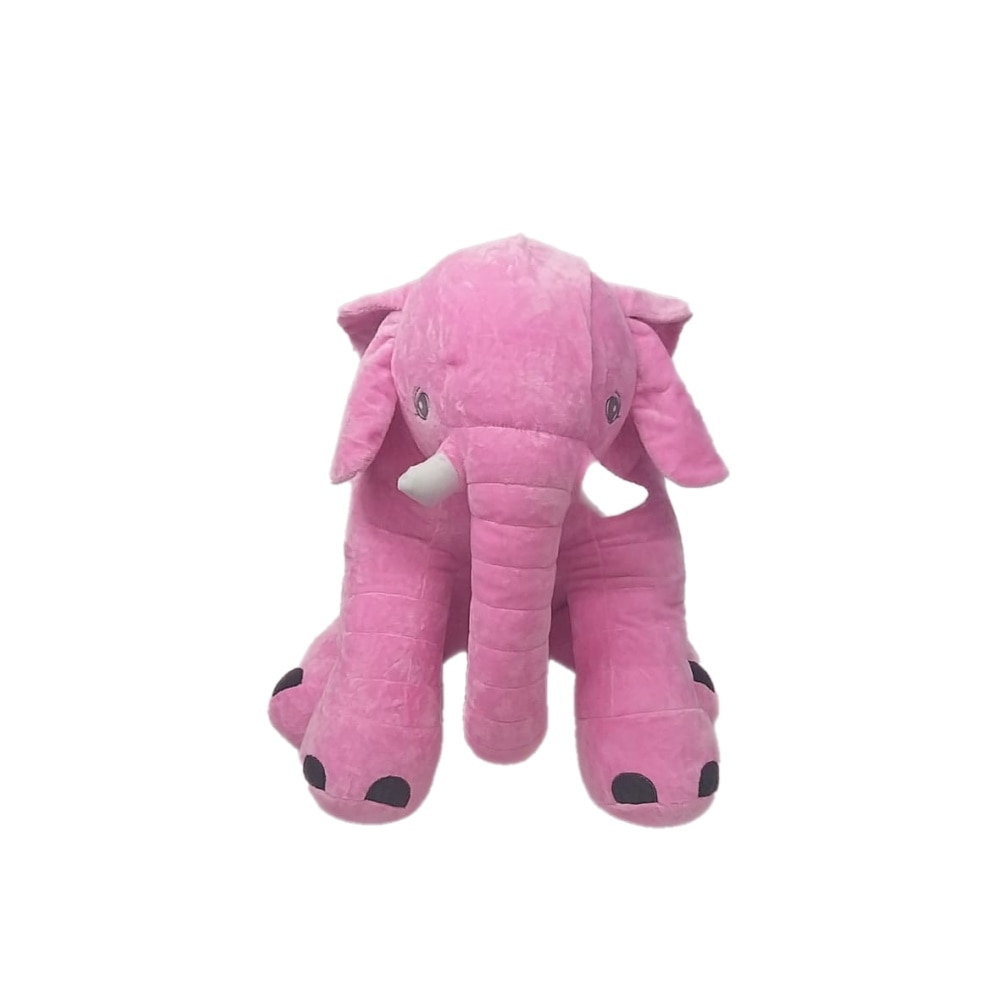 Elefant de plus, Nichita Impex, roz, 60 cm
