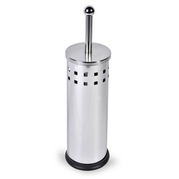 Perie de Wc Fmp, design Crom, Metal, Argintiu, 11x39 cm Perie de Wc Fmp, design Crom, Metal, Argintiu, 11x39 cm