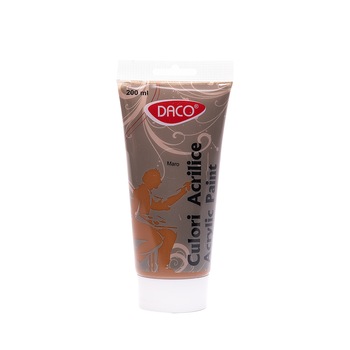 Vopsea acril, Daco, 200 ml, Maro Vopsea acril, Daco, 200 ml, Maro