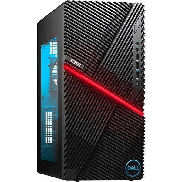 Desktop Gaming DELL G5 5000, Intel Core i7-10700F pana la 4.8GHz, 16GB, SSD 1TB, NVIDIA GeForce GTX 1660 Ti 6GB Dedicata, Windows 10 Home, Negru
