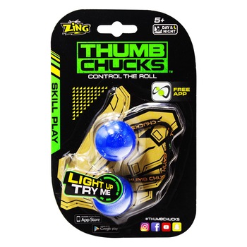 Jucarie Thumb Chucks pentru copii 5+, dezvolta indemanarea, Albastru, BBL3188 Jucarie Thumb Chucks pentru copii 5+, dezvolta indemanarea, Albastru, BBL3188