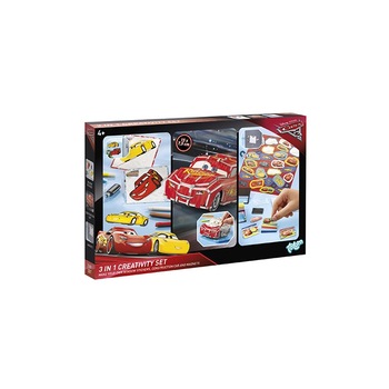 Set creatie 3 in 1 Cars, Construieste propria masina, Totum Set creatie 3 in 1 Cars, Construieste propria masina, Totum