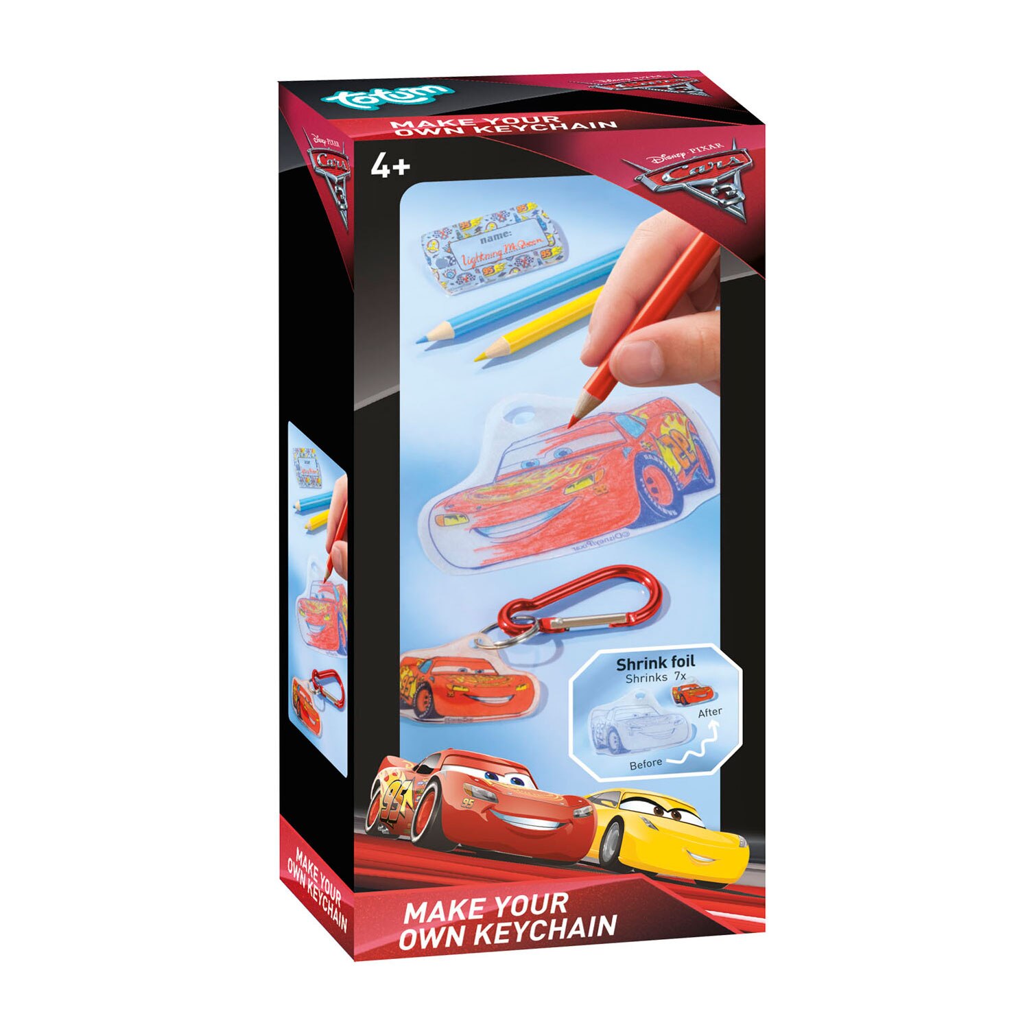 Mini set creatie Cars- Breloc, Totum