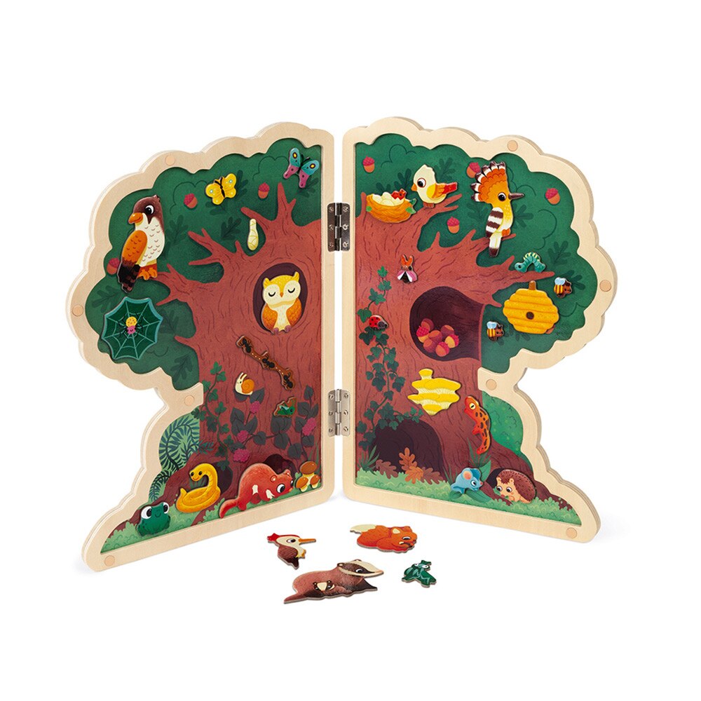 Pomisor educativ, Janod, magnetic, din lemn, 3 ani+