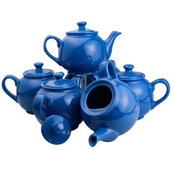 Set 6 ceainice, Cesiro, 600 ml, Albastru Regal Set 6 ceainice, Cesiro, 600 ml, Albastru Regal