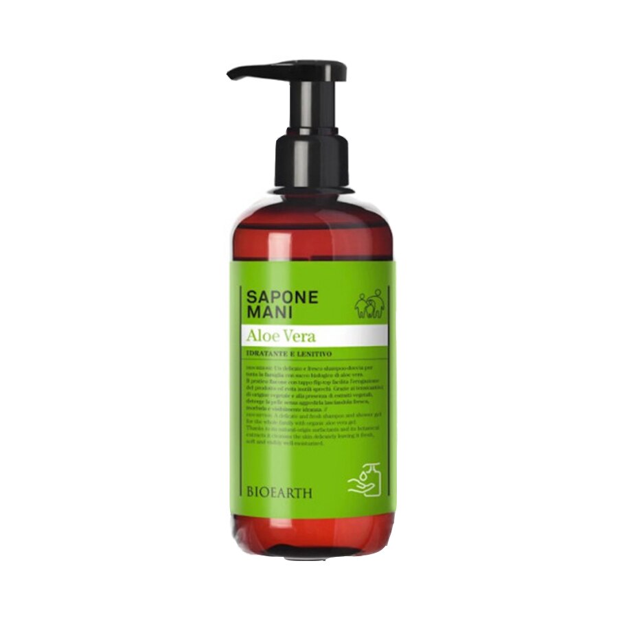 Sapun lichid bio cu aloe, Bioearth Family, 500ml