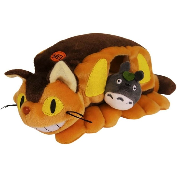 Плюшена фигурка Semic, My Neighbour Totoro, Catbus, 24 cm, Многоцветен
