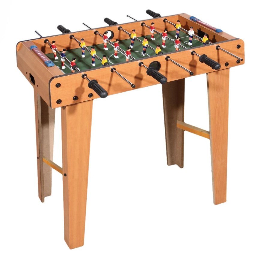Masa de fotball, Zola®, din lemn, cu picioare, 69x37x65 cm