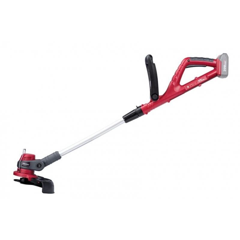 Trimmer electric, pentru iarba, cu acumulator, 20 V, 4 Ah (acumulator neinclus), 24 cm, Worcraft