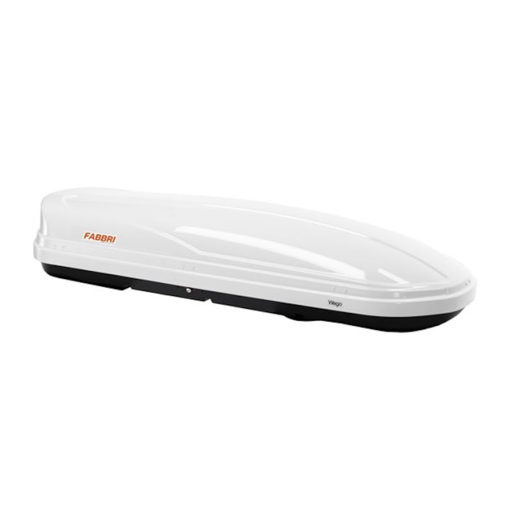 Кутия за багаж Fabbri Supernova 500 Glossy White, 198x80x38cm, 500 литра