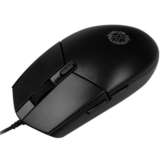 Mouse cu Fir RoxOffice M306, maxim 2400dpi, USB, Negru