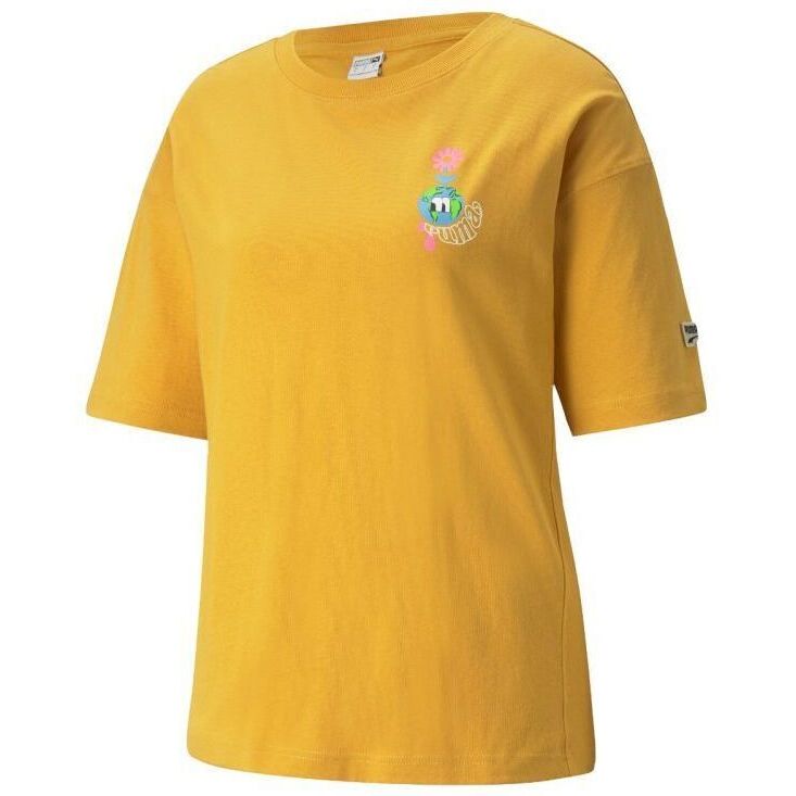 Tricou Puma Downtown Graphic, Galben