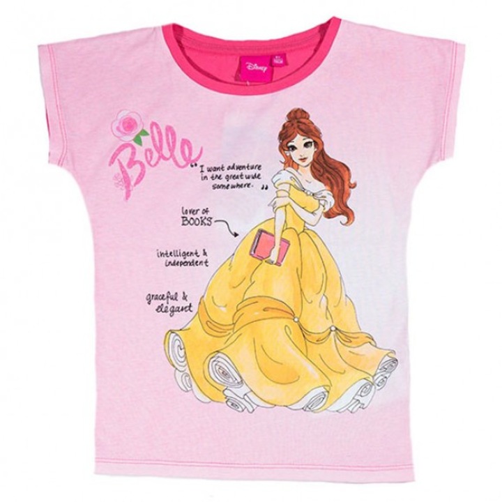 Bella hercegnő póló, Disney, rózsaszín, 92/2