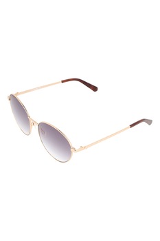 Love Moschino, Ochelari de soare ovali, Auriu, 55-17-140 Standard Love Moschino, Ochelari de soare ovali, Auriu, 55-17-140 Standard