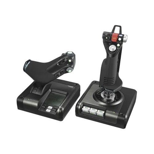 Controler pentru simulatoare de zbor cu mansa si maneta Logitech G