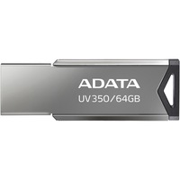 Memorie USB ADATA UV350 64GB, USB 3.2, Argintiu