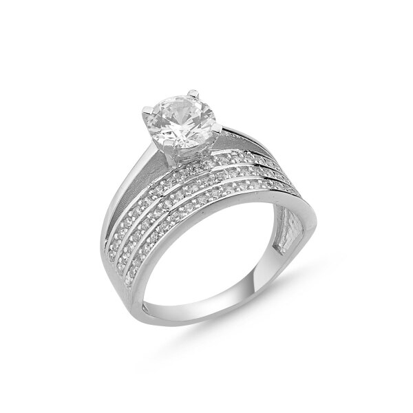 Inel BeSpecial, ITU0287_185, Argint, Zirconiu, Diametru 18,5 mm (8,5 US)