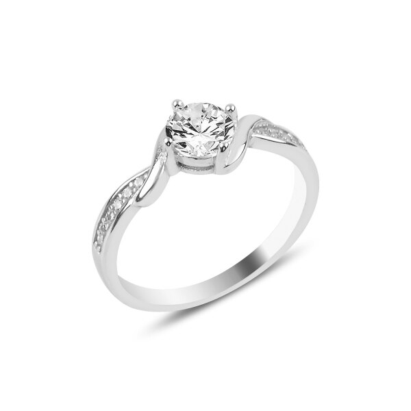 Inel argint Solitaire cu zirconiu 15742