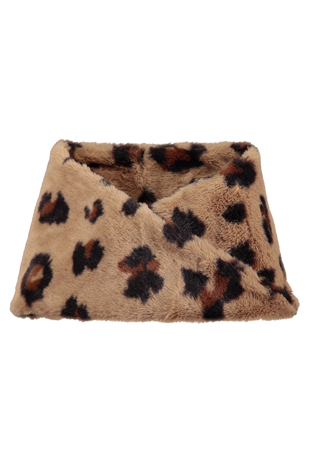 Barts, Fular cu aspect pufos Sannah, Maro camel/Negru