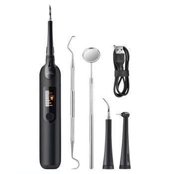 Dispozitiv electric pentru indepartarea tartrului dentar OEM, IPX6, Negru Dispozitiv electric pentru indepartarea tartrului dentar OEM, IPX6, Negru