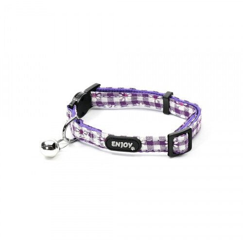 Zgarda pentru pisici Enjoy HQ, Bumbac, S, 1.0X21-32cm 152301