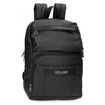 Rucsac casual, compartiment laptop/tableta, Pepe Jeans Paxton, negru, 25x36x10 cm Rucsac casual, compartiment laptop/tableta, Pepe Jeans Paxton, negru, 25x36x10 cm
