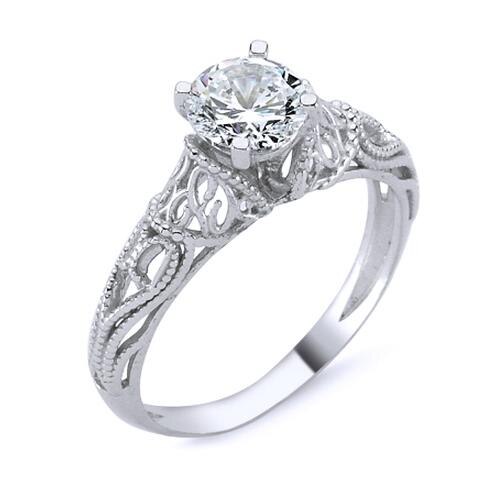 Inel argint 925 rodiat cu inimioare si zirconiu 10268