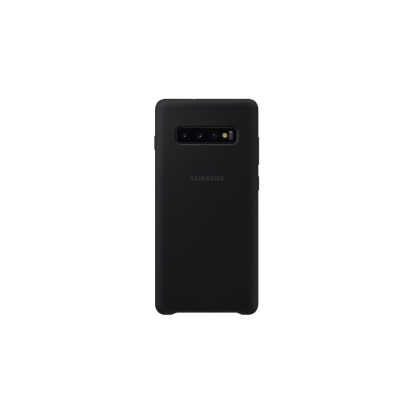 Husa de protectie din silicon pentru Samsung Galaxy S10, ultraslim, Negru
