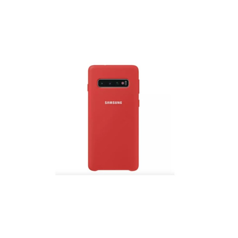 Husa din silicon de protectie pentru Samsung Galaxy S10, ultraslim, Rosu