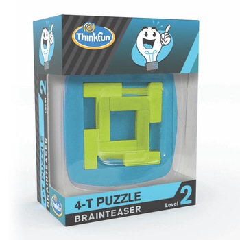 Joc educativ Thinkfun - Brainteaser: 4-T Puzzle Joc educativ Thinkfun - Brainteaser: 4-T Puzzle