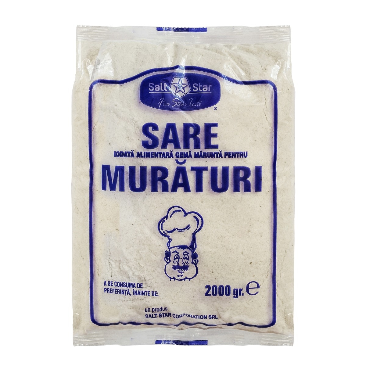 Sare marunta pentru muraturi (de roca), Salt Star Corporation, punga 2kg