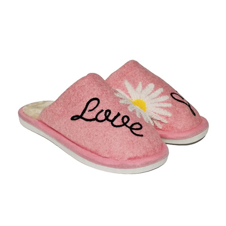 Papuci casa dama Trendd Margo, Roz, 38-39