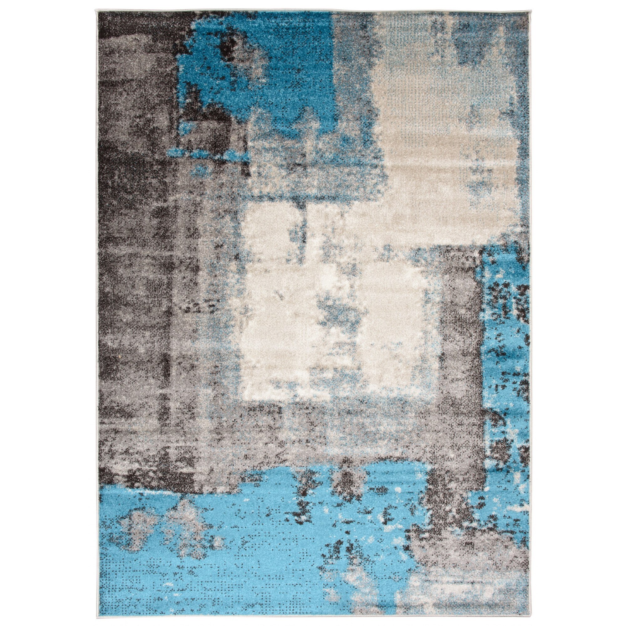 Covor Elefanta Modern Blue 71729/37123 Alb 80x150