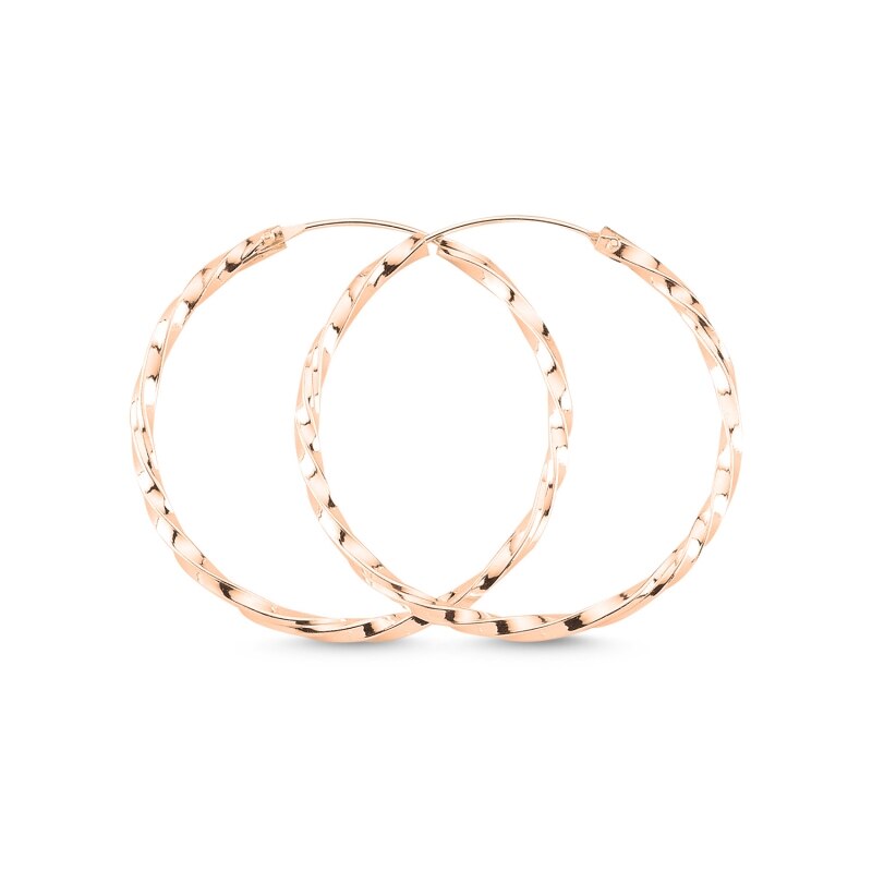 Cercei BeSpecial, ETU0354, Argint, Diametru 35 mm, Grosime 1,5 mm, Greutate 2,8 g