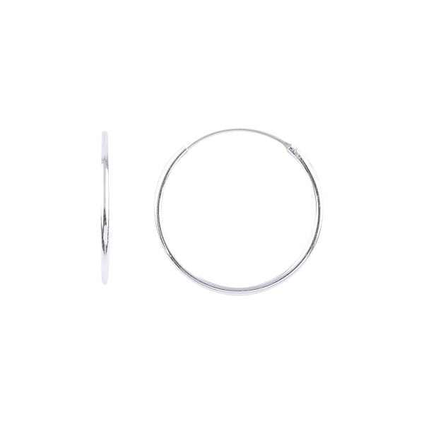 Cercei agint simpli cu cerc de 20 mm, BeSpecial, ETU0375