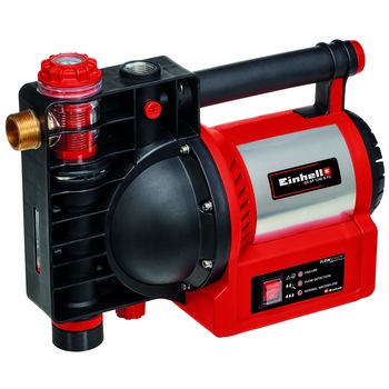 Pompa de suprafata pentru apa curata Einhell GE-GP 1246 N FS, 1200 W, 4600 l/h debit maxim, 5 bar presiune maxima, 35°C temperatura maxima, aspiratie 8 m, inaltime maxima 50 m Pompa de suprafata pentru apa curata Einhell GE-GP 1246 N FS, 1200 W, 4600 l/h debit maxim, 5 bar presiune maxima, 35°C temperatura maxima, aspiratie 8 m, inaltime maxima 50 m