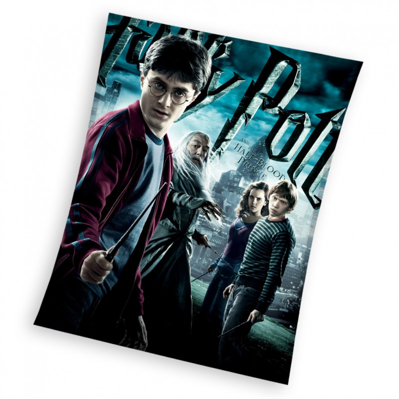 Patura Polar Harry Potter And The Half-Blood Prince , 130 x 170 cm, Negru