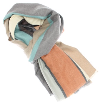 Esarfa, unisex, din 100% casmir, Multicolor, 190 x 70 cm - ES787 Esarfa, unisex, din 100% casmir, Multicolor, 190 x 70 cm - ES787