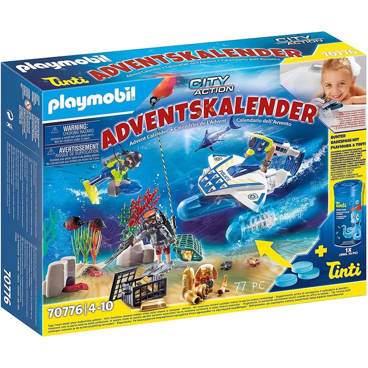 Playmobil City Action – Karácsonyi naptár, Víz alatti rendőrség