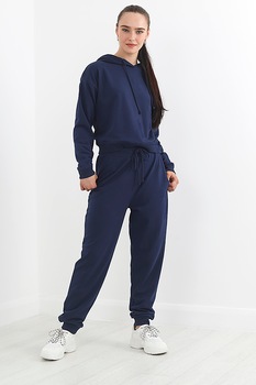 BRAVE SOUL, Pantaloni din amestec de bumbac Kay, Bleumarin BRAVE SOUL, Pantaloni din amestec de bumbac Kay, Bleumarin