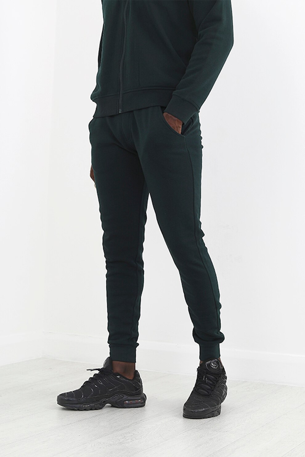 BRAVE SOUL, Pantaloni sport cu buzunare laterale Martell, Verde forest