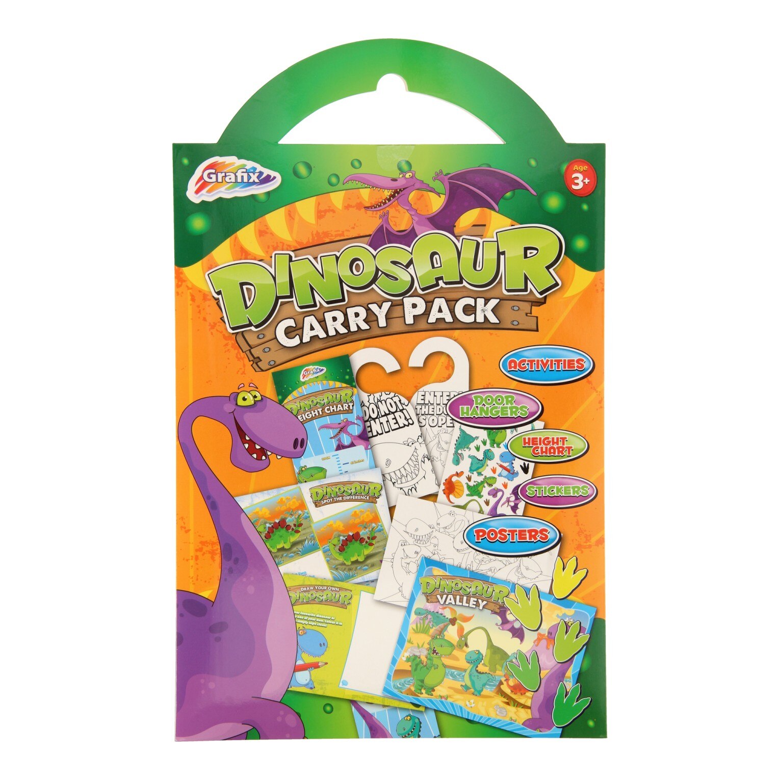 Pachet pentru colorat, Dinozauri, Grafix