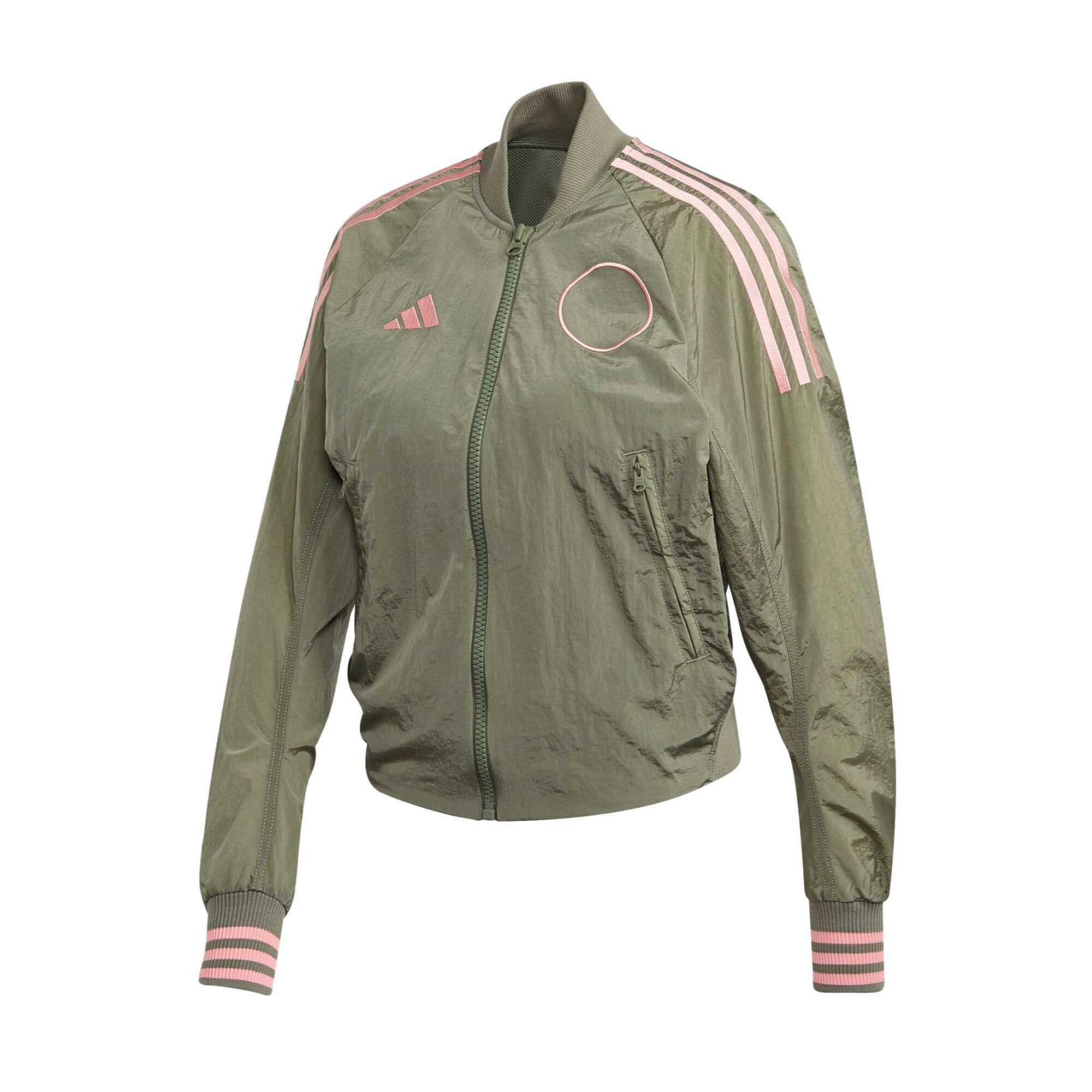 Jacheta sport Adidas Originals VRCT Woven Jacket SKUFI6720, Khaki/Olive