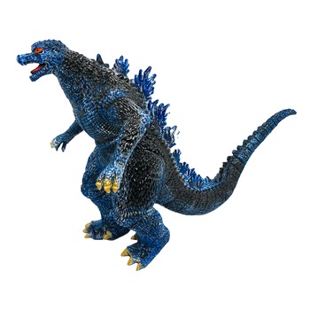 Figurina Shop Like A Pro®, Godzilla de jucarie, cu articulatii, Negru / Albastru, 27x43 cm Figurina Shop Like A Pro®, Godzilla de jucarie, cu articulatii, Negru / Albastru, 27x43 cm