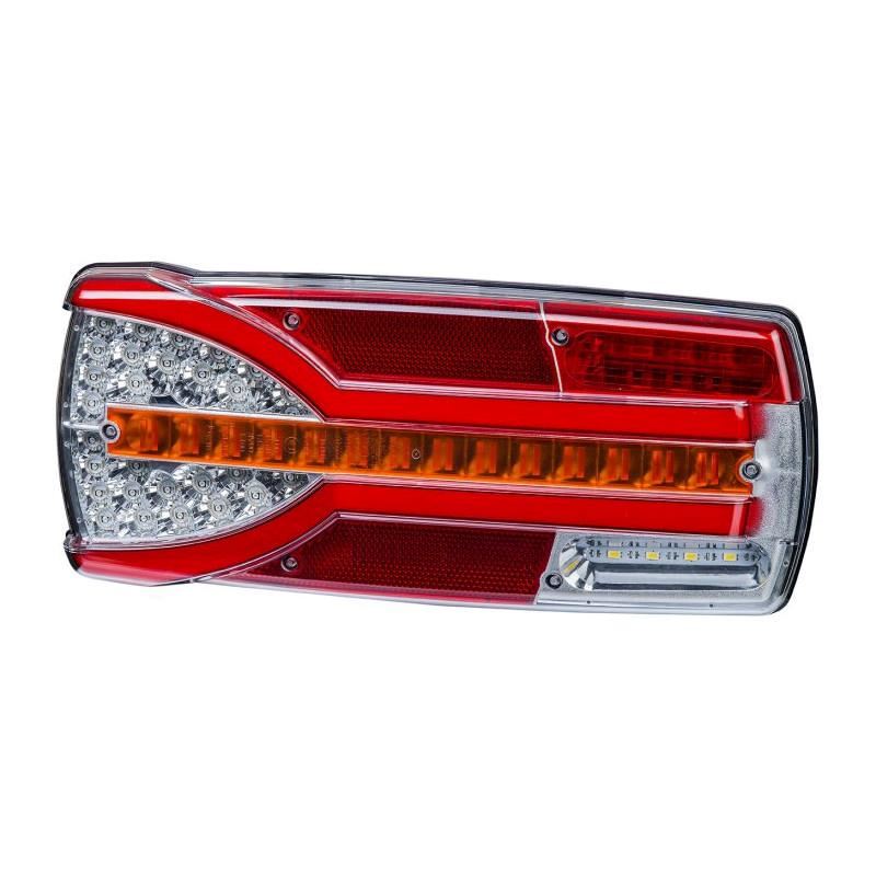 Lampa stop 305x132, 7 functii, ceata, mers inapoi, numar si semnalizare dinamica, dreapta, Carmen LZD 2301 Horpol